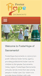 Mobile Screenshot of fosterhopesac.org